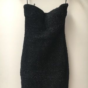 Bodycon knit cocktail dress